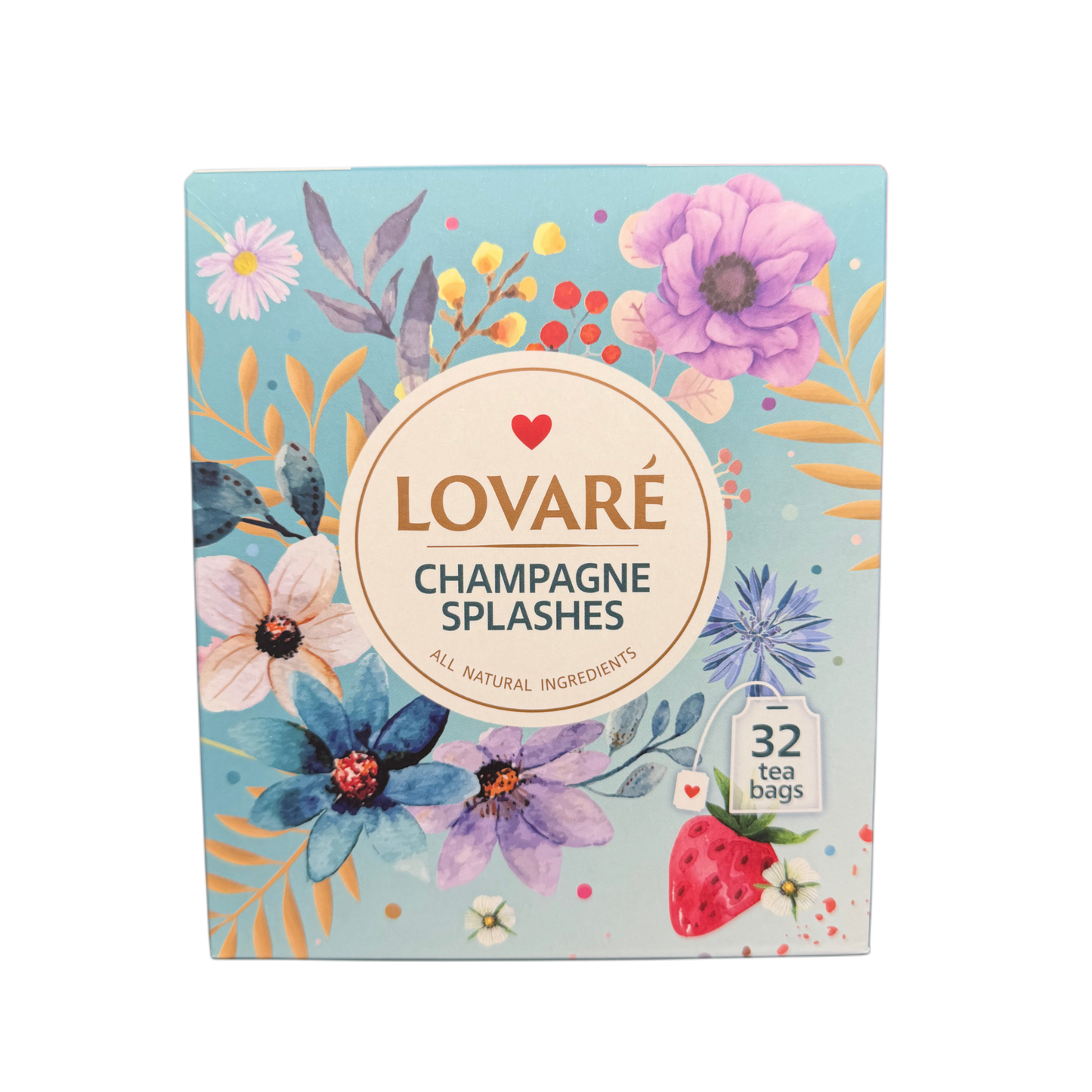 Ceai Lovaré Champagne Splashes 32 pliculețe – Mister Flower Cluj