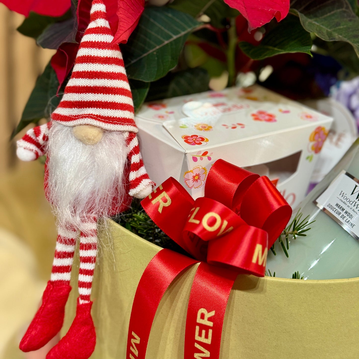 Cutie cadou premium Mister Flower pentru Crăciun