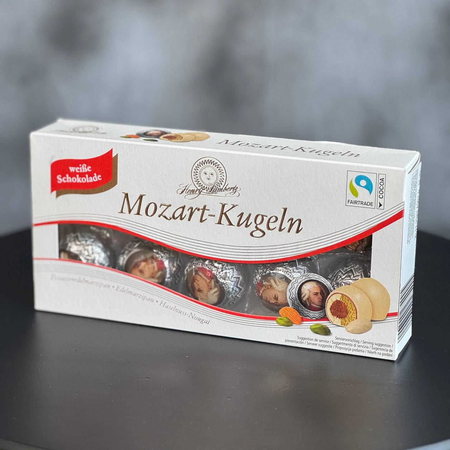 Cutie de praline Mozart cadou – ciocolată fină, livrare Cluj și Florești