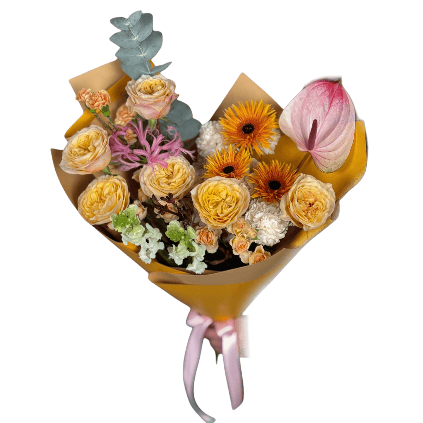 Buchet elegant cu flori pastelate – Bloom Symphony, livrare Cluj și Florești