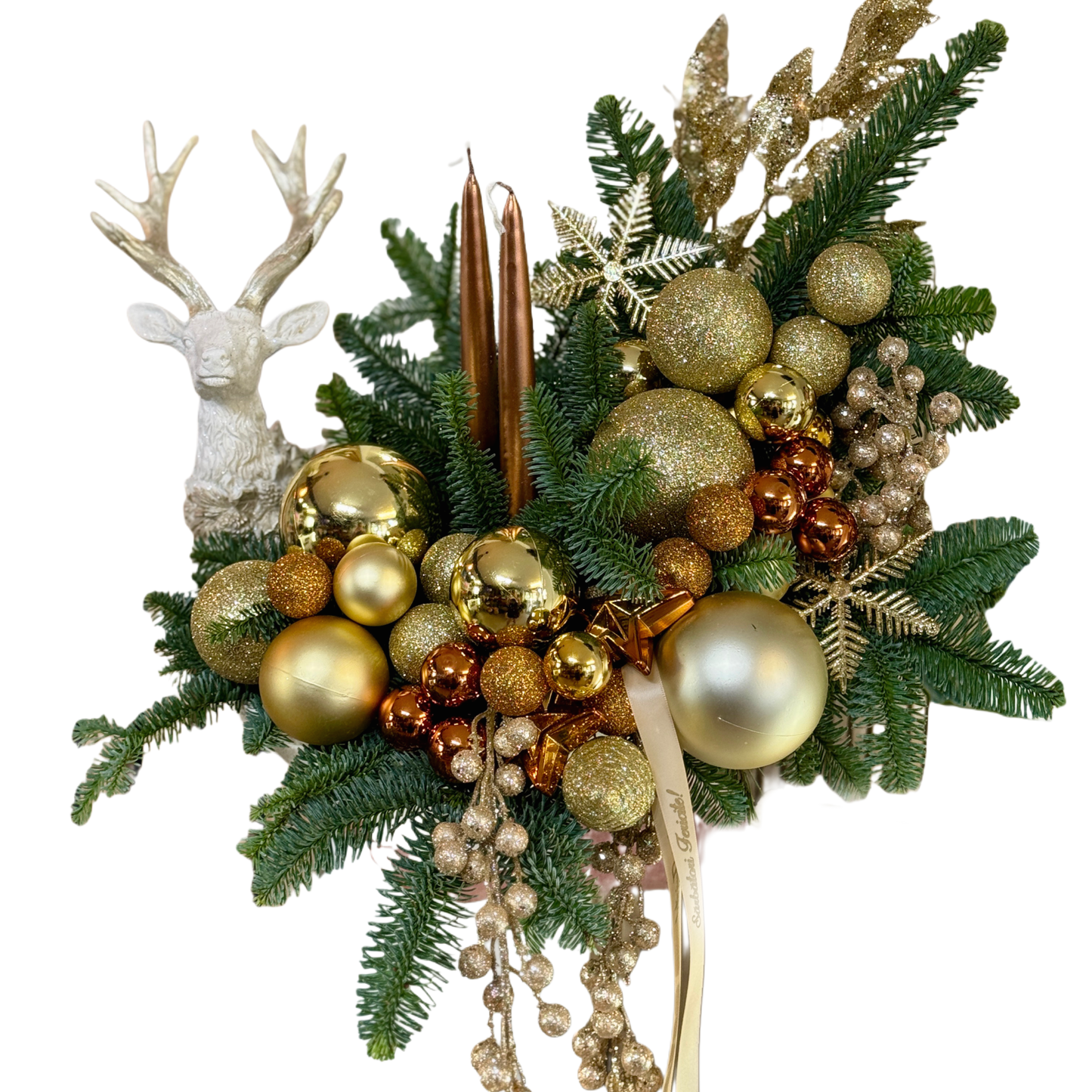 Golden Starlight Christmas Box