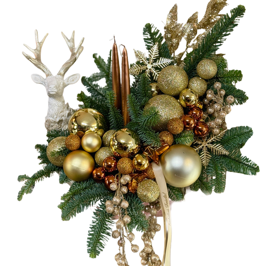 Golden Starlight Christmas Box