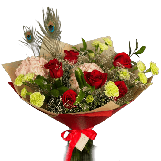 Buchet elegant cu flori în culori pastelate – Splendor, livrare Cluj