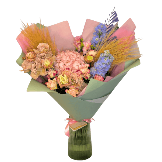 Buchet premium cu flori roz – eleganță feminină, livrare Cluj