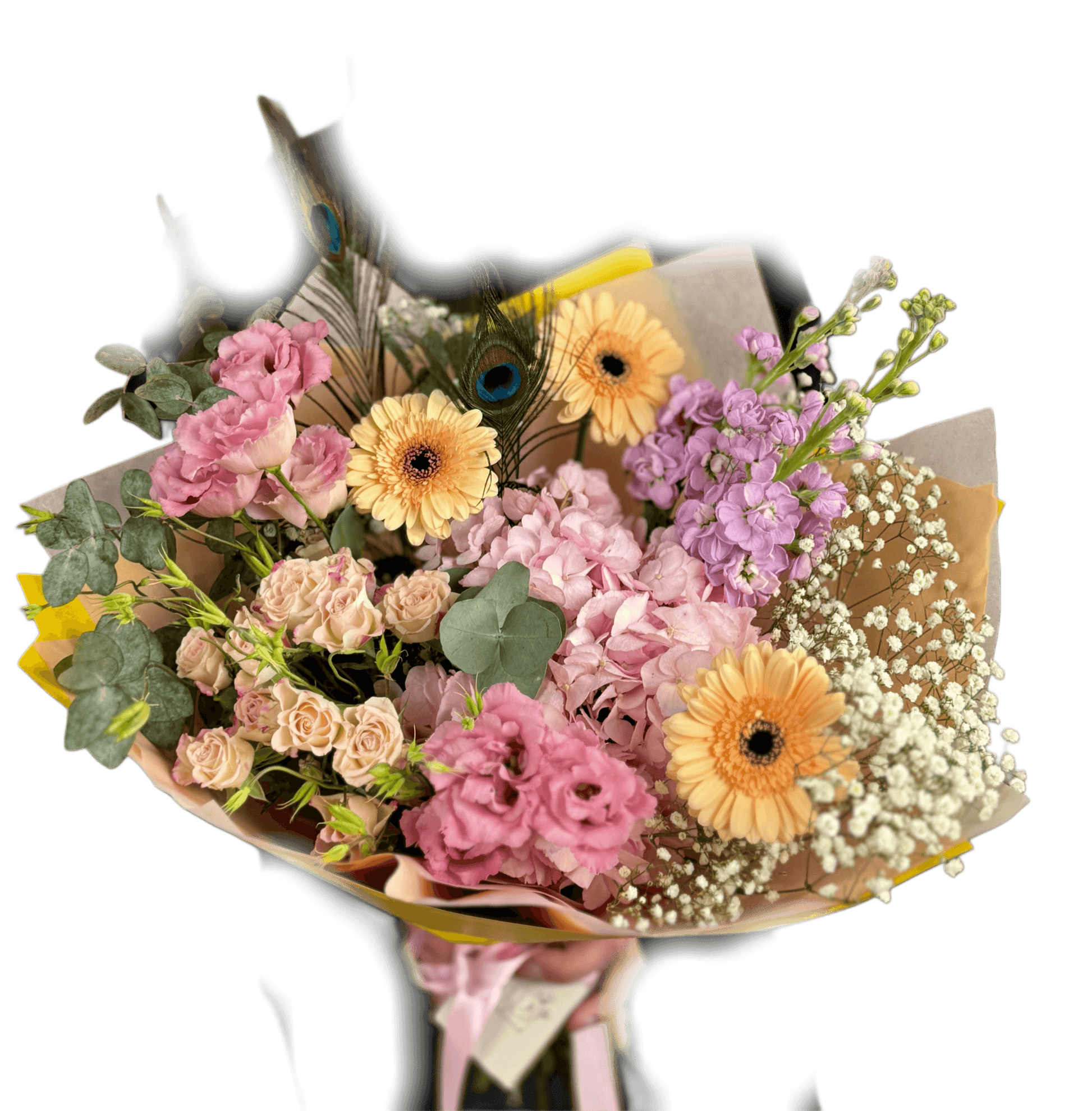 Buchet romantic cu flori pastelate – Let There Be Love, livrare Cluj