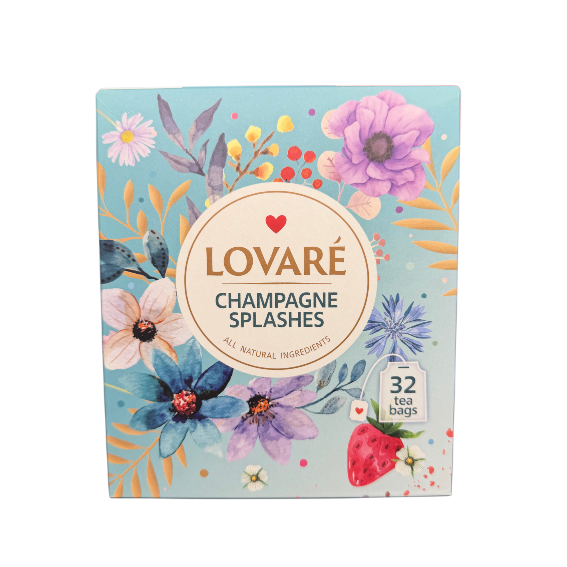 Ceai Lovaré Champagne Splashes 32 pliculețe – Mister Flower Cluj