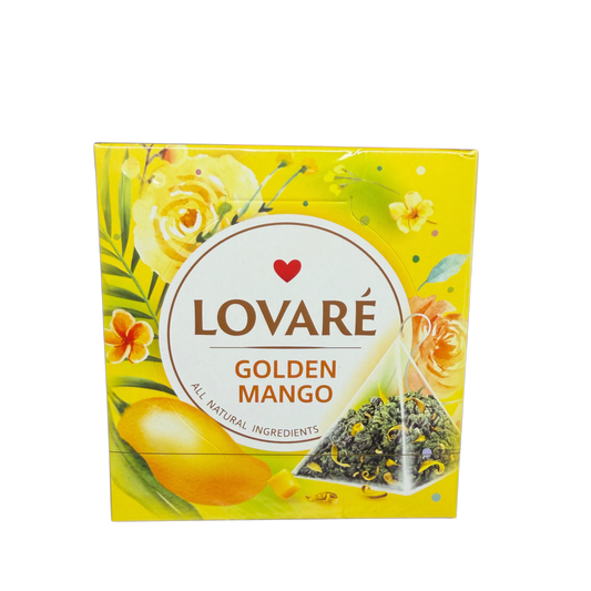 Ceai Lovaré Golden Mango pentru cadou – Mister Flower Cluj
