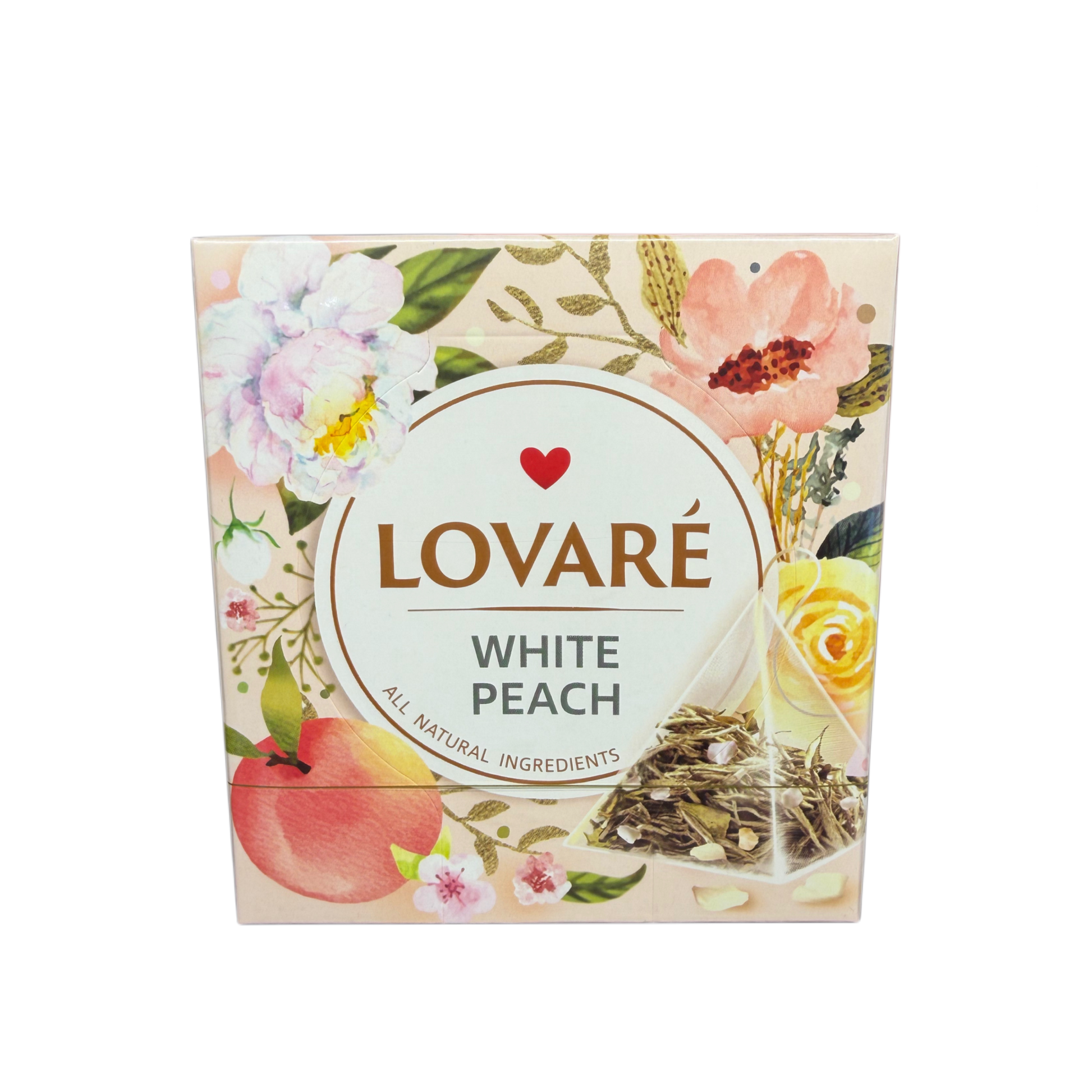 Ceai Lovaré White Peach cu piersică – Mister Flower Cluj