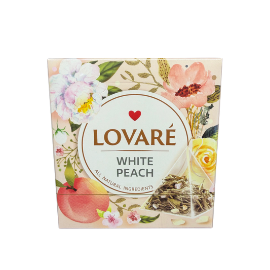Ceai Lovaré White Peach cu piersică – Mister Flower Cluj
