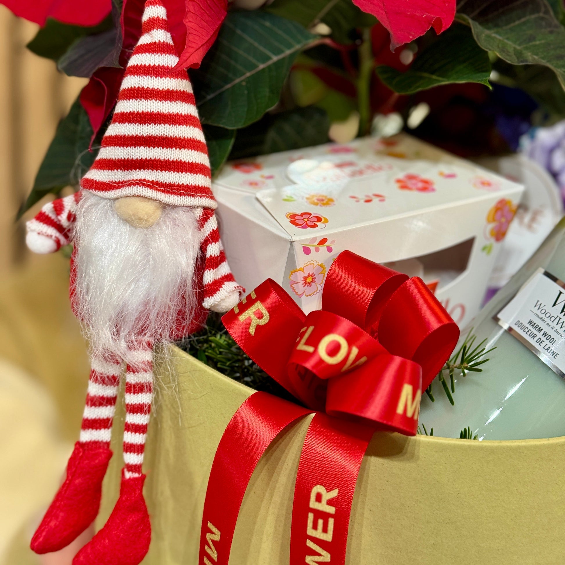 Cutie cadou premium Mister Flower pentru Crăciun