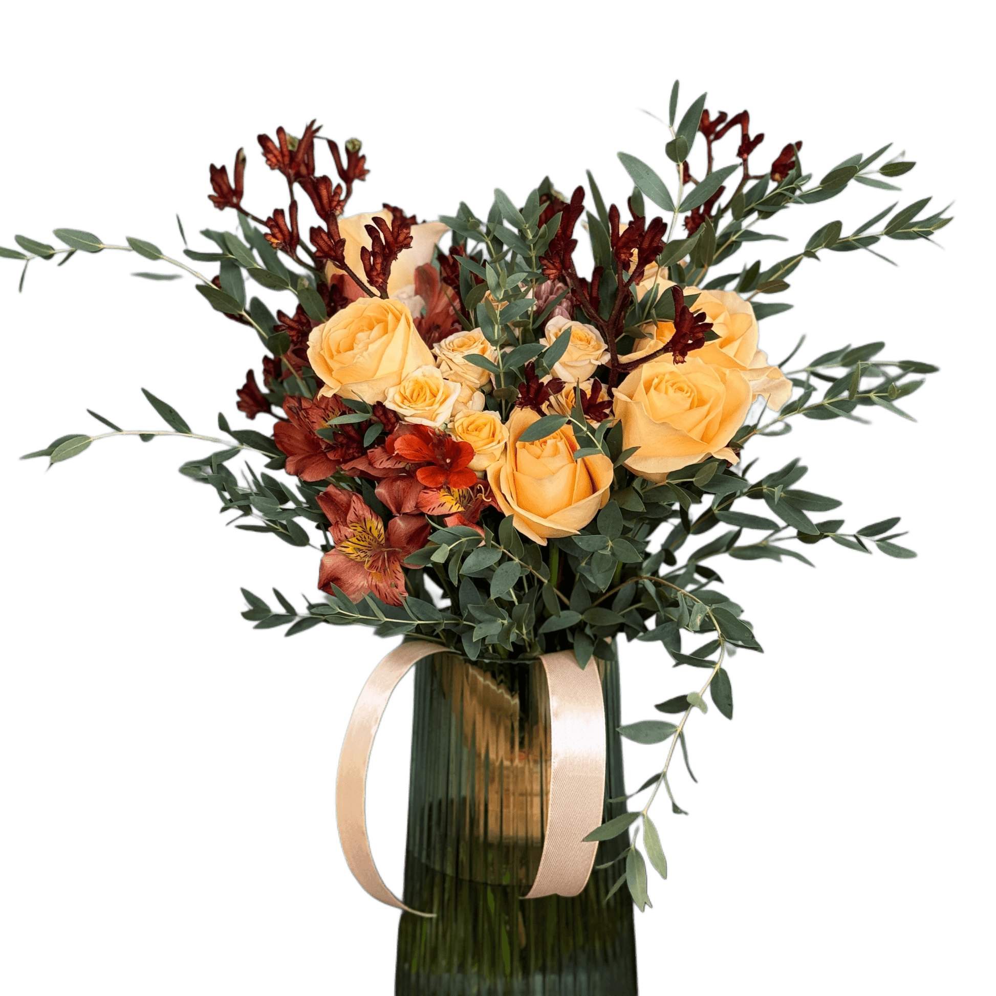Buchet de mireasă romantic Love – flori elegante pentru nuntă, livrare Cluj
