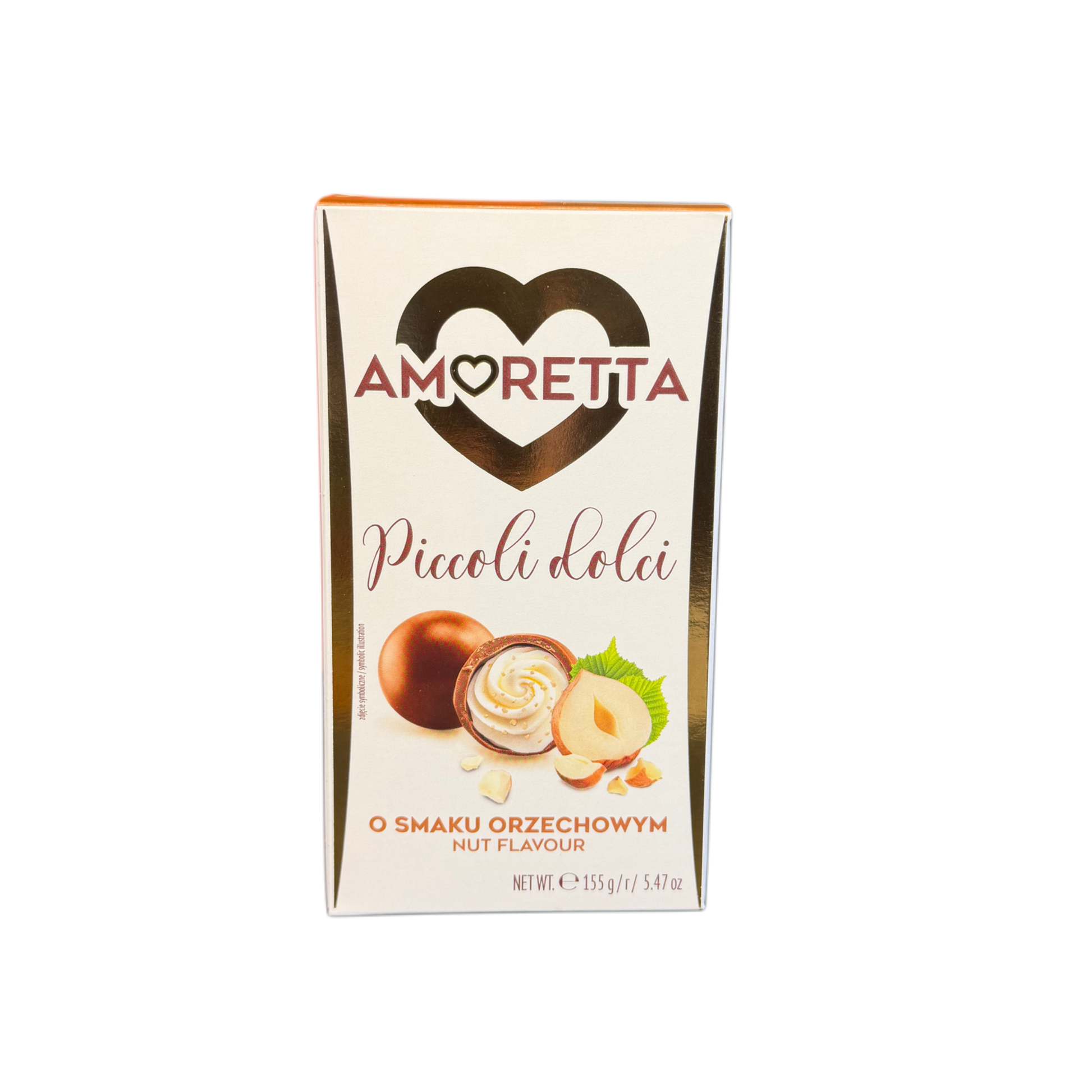 Praline Amoretta Piccoli Dolci cu aromă de alune 155 g