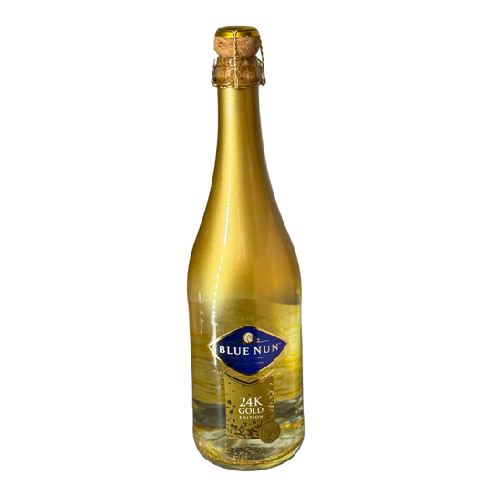 Vin spumant Blue Nun 24K Gold Edition cu fulgi de aur – Florăria Mister Flower Florești Cluj