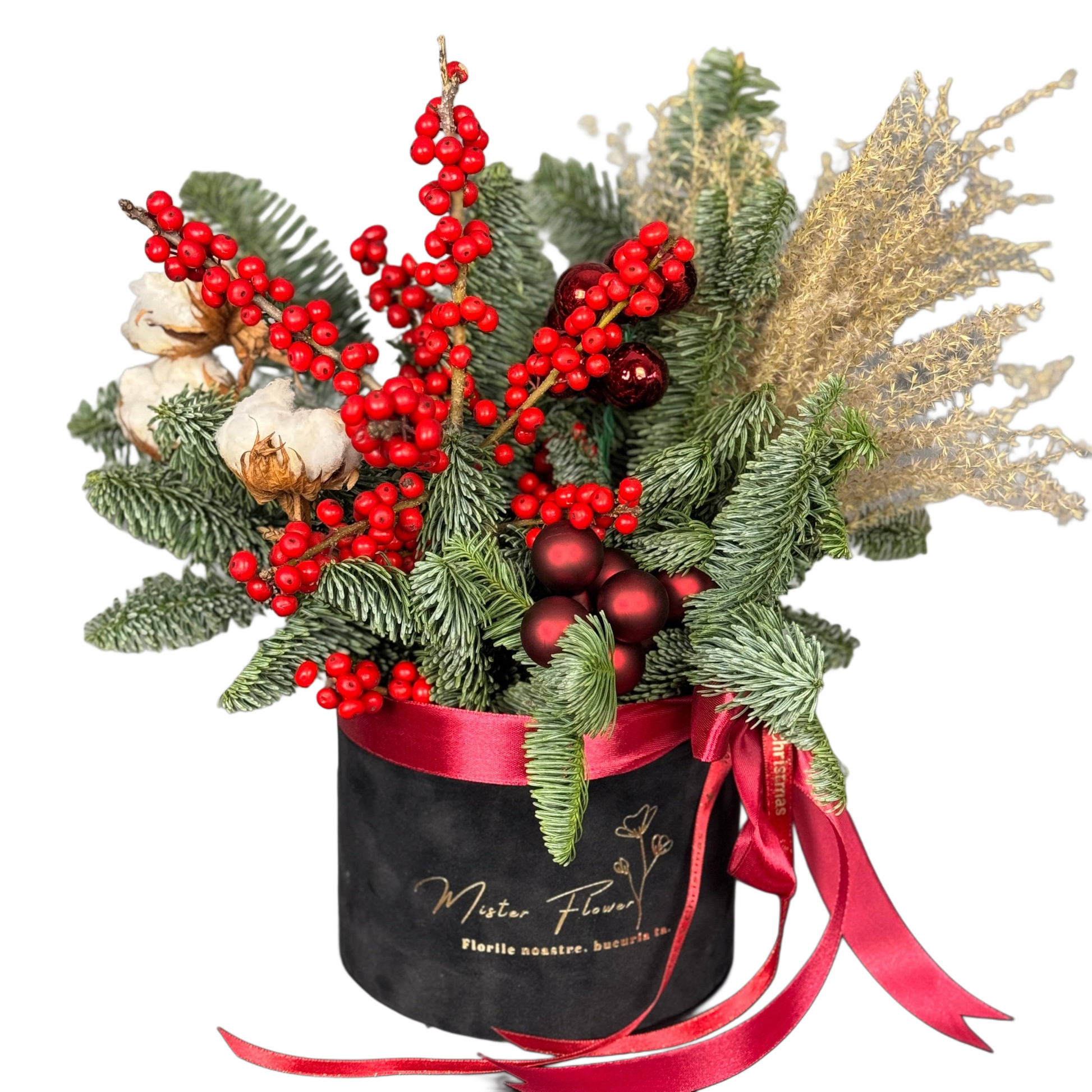 aranjamente de Crăciun naturale cu livrare în Cluj și Florești